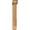 Ekena Millwork Traditional Craftsman Smooth Bracket w/ Offset Brace, Western Red Cedar, 5 1/2"W x 32"D x 36"H BKT0604X32X36TRA04SWR - alternate 3